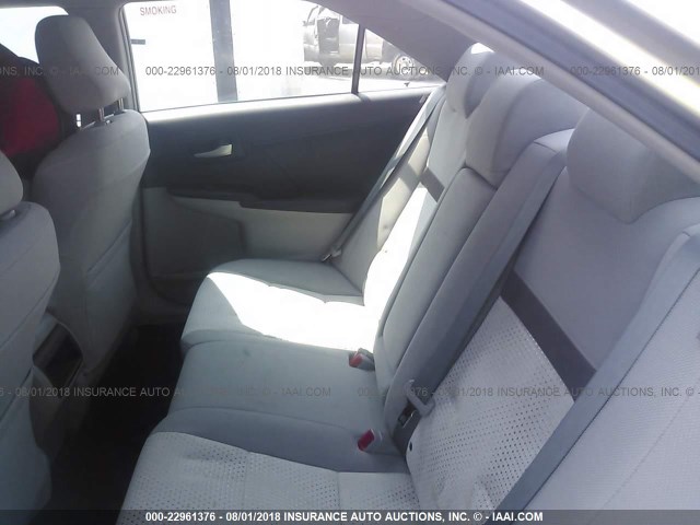 4T4BF1FK9CR255914 - 2012 TOYOTA CAMRY SE/LE/XLE 银色 照片 8