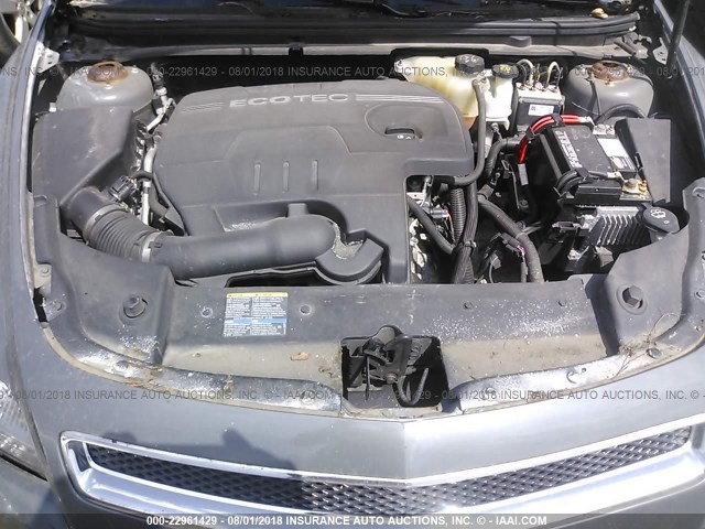 1G1ZH57B484301212 - 2008 CHEVROLET MALIBU 1LT 灰色 照片 10