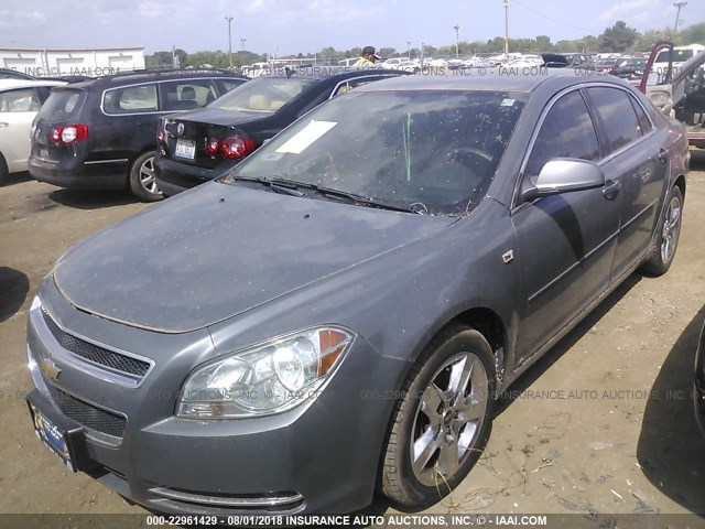 1G1ZH57B484301212 - 2008 CHEVROLET MALIBU 1LT 灰色 照片 2