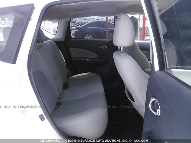 3N1CE2CP6EL386858 - 2014 NISSAN VERSA NOTE S/S PLUS/SV/SL WHITE photo 8