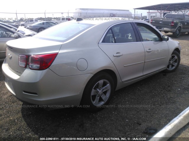 1G11B5SL3EF124361 - 2014 CHEVROLET MALIBU LS Qızıl foto 4
