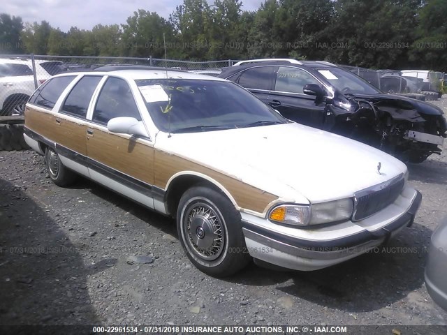 1G4BR82P8TR418809 - 1996 BUICK ROADMASTER LIMITED WHITE photo 1