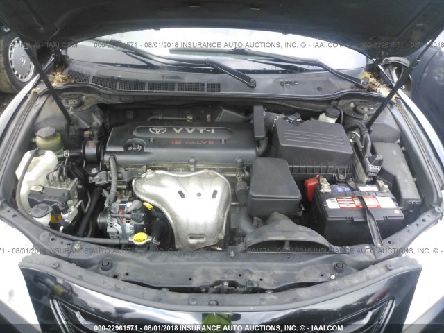 JTNBE46K773105570 - 2007 TOYOTA CAMRY NEW GENERAT CE/LE/XLE/SE BLACK photo 10