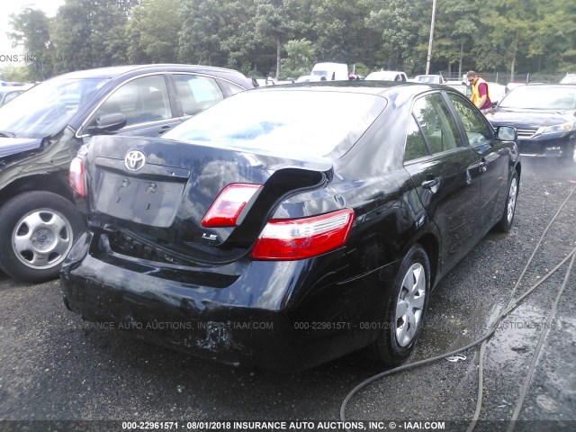 JTNBE46K773105570 - 2007 TOYOTA CAMRY NEW GENERAT CE/LE/XLE/SE BLACK photo 4