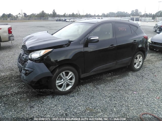 KM8JU3AC6DU706998 - 2013 HYUNDAI TUCSON GLS/LIMITED 黑色 照片 2