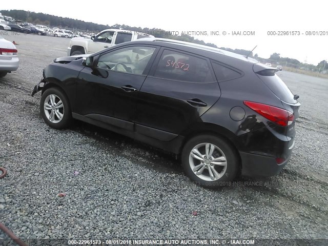 KM8JU3AC6DU706998 - 2013 HYUNDAI TUCSON GLS/LIMITED 黑色 照片 3