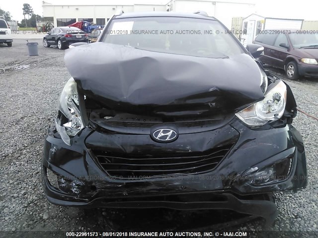 KM8JU3AC6DU706998 - 2013 HYUNDAI TUCSON GLS/LIMITED BLACK photo 6