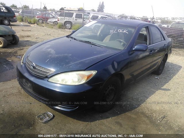 4T1BE32K34U336648 - 2004 TOYOTA CAMRY LE/XLE/SE Mavi foto 2