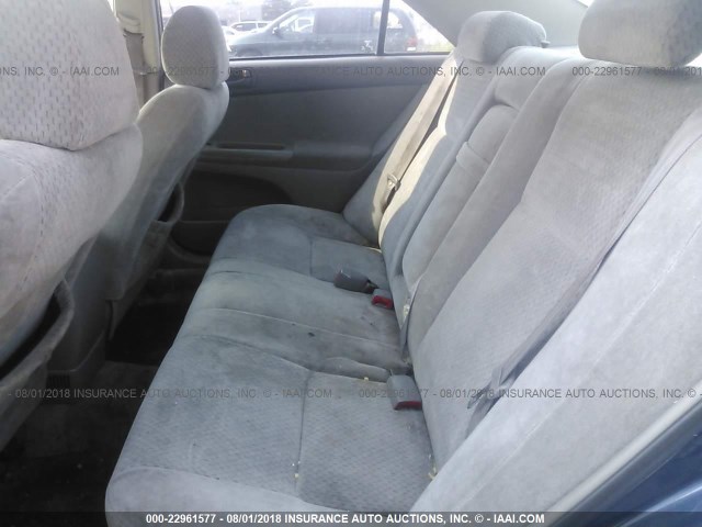 4T1BE32K34U336648 - 2004 TOYOTA CAMRY LE/XLE/SE Mavi foto 8