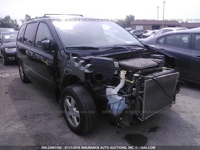 2D4RN3DG8BR669002 - 2011 DODGE GRAND CARAVAN MAINSTREET BLACK photo 1