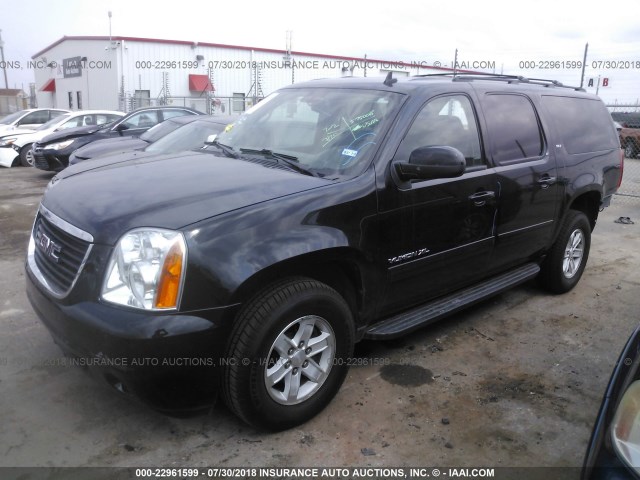 1GKS2KE7XDR313325 - 2013 GMC YUKON XL K1500 SLT BLACK photo 2