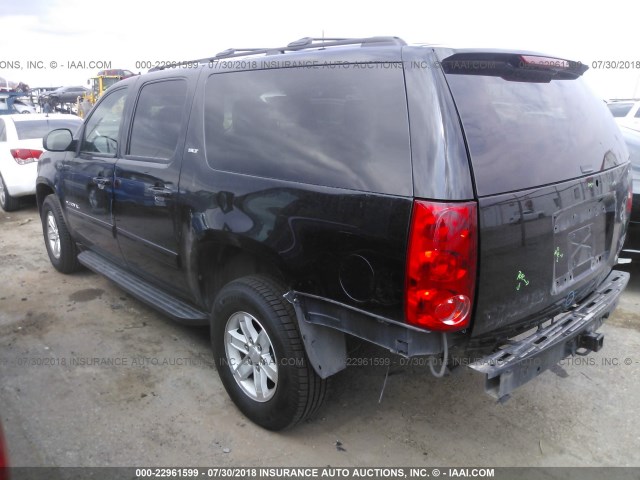 1GKS2KE7XDR313325 - 2013 GMC YUKON XL K1500 SLT BLACK photo 3