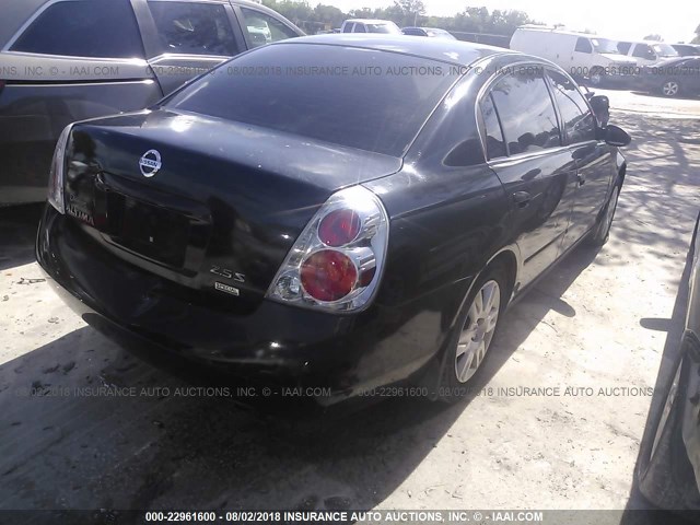 1N4AL11D76C235138 - 2006 NISSAN ALTIMA S/SL BLACK photo 4