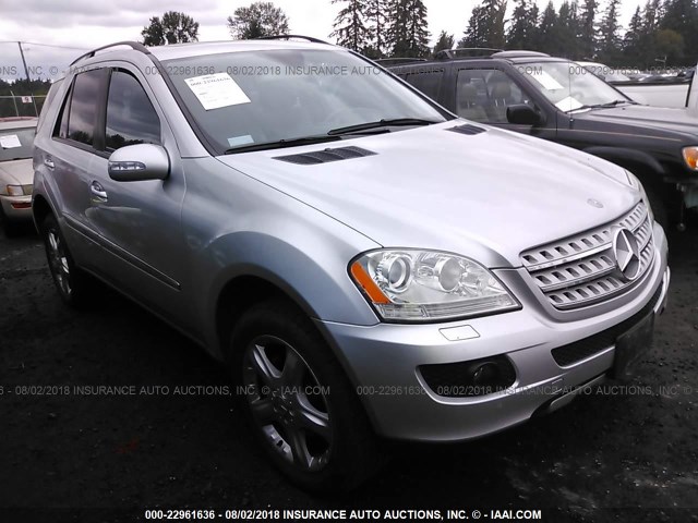 4JGBB86E06A117144 - 2006 MERCEDES-BENZ ML 350 SILVER photo 1