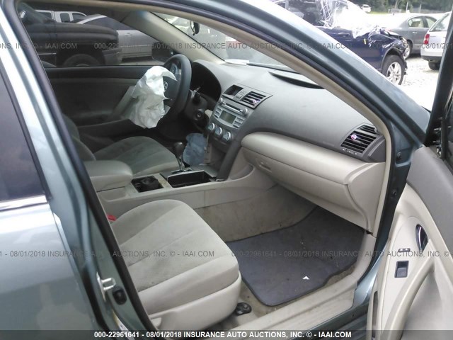 4T1BE46K29U847162 - 2009 TOYOTA CAMRY SE/LE/XLE 绿色 照片 5
