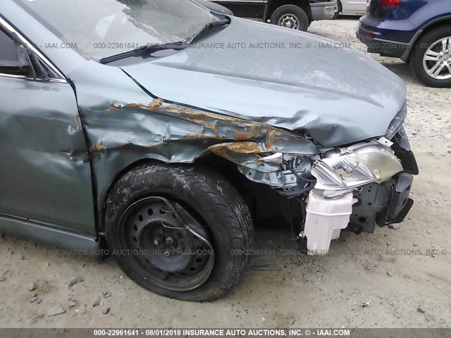4T1BE46K29U847162 - 2009 TOYOTA CAMRY SE/LE/XLE 绿色 照片 6