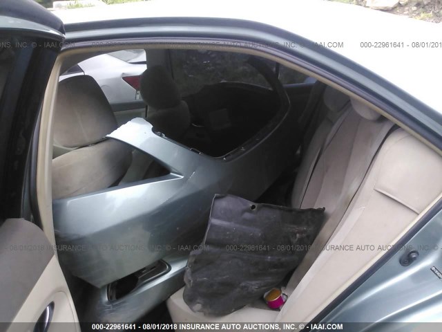 4T1BE46K29U847162 - 2009 TOYOTA CAMRY SE/LE/XLE 绿色 照片 8