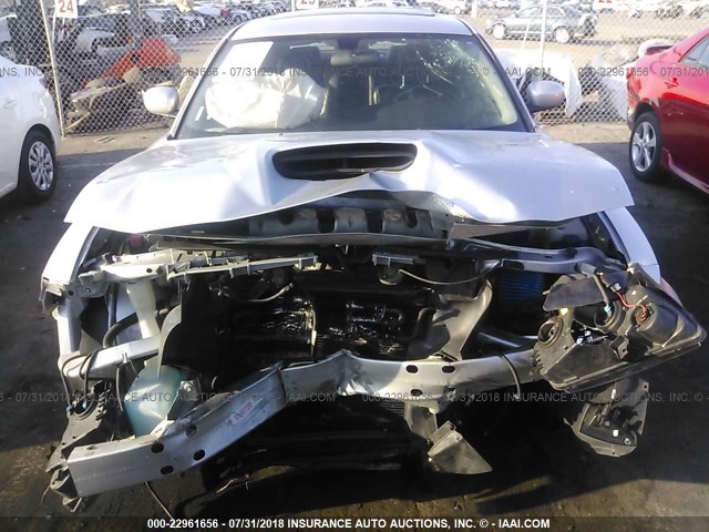 2B3KA73W97H685198 - 2007 DODGE CHARGER SRT-8 SILVER photo 6