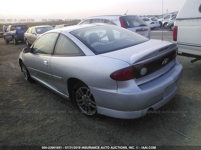 1G1JH12F547158649 - 2004 CHEVROLET CAVALIER LS SPORT SILVER photo 3