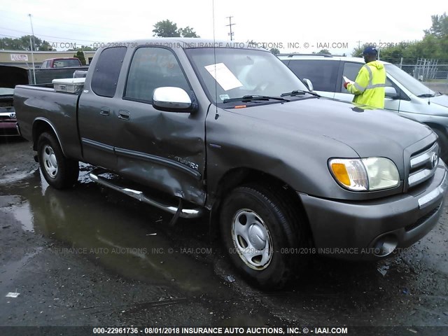 5TBRT34103S435209 - 2003 TOYOTA TUNDRA ACCESS CAB SR5 GRAY photo 6