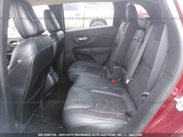 1C4PJMBS9FW557531 - 2015 JEEP CHEROKEE TRAILHAWK 红色 照片 8