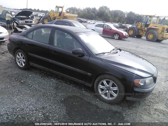 YV1RS61T332270033 - 2003 VOLVO S60 BLACK photo 1