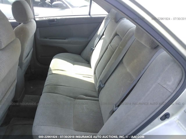 4T1BE32K33U260458 - 2003 TOYOTA CAMRY LE/XLE/SE Gümüş foto 8