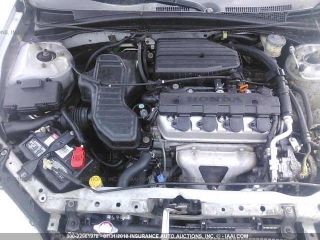 2HGES16395H566167 - 2005 HONDA CIVIC DX VP Gümüş foto 10