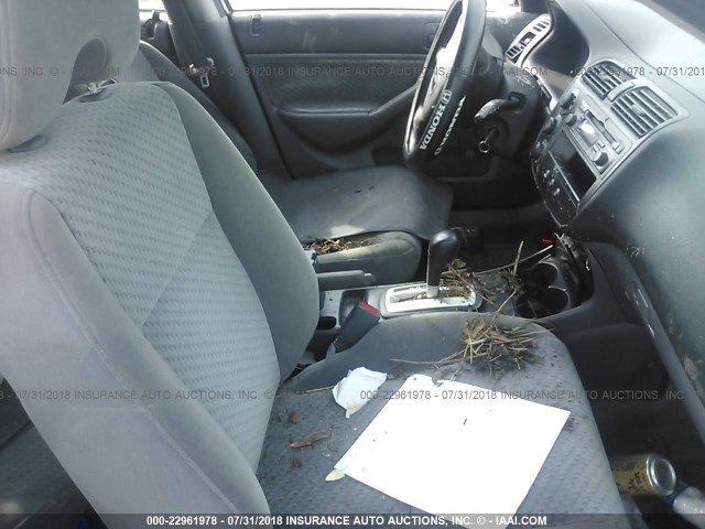 2HGES16395H566167 - 2005 HONDA CIVIC DX VP Gümüş foto 5