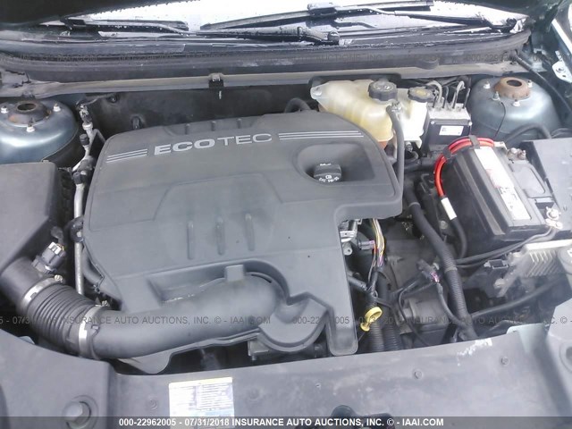 1G1ZH57BX9F212850 - 2009 CHEVROLET MALIBU 1LT 青色 照片 10