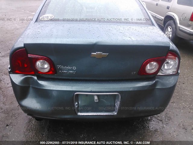 1G1ZH57BX9F212850 - 2009 CHEVROLET MALIBU 1LT 青色 照片 6