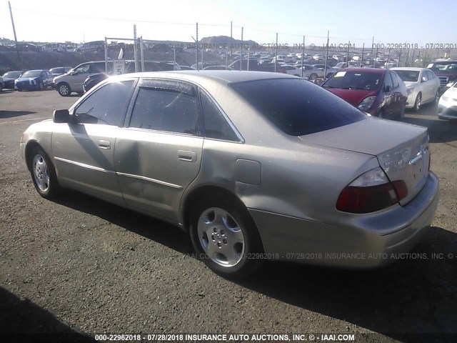 4T1BF28B94U376473 - 2004 TOYOTA AVALON XL/XLS GOLD photo 3