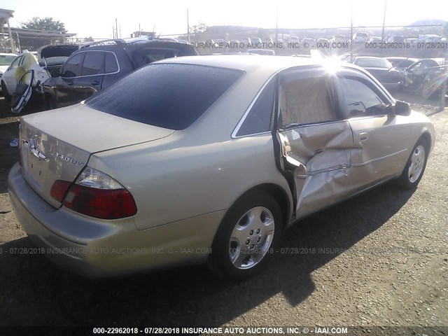 4T1BF28B94U376473 - 2004 TOYOTA AVALON XL/XLS GOLD photo 4