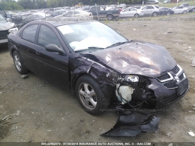 1B3EL46X44N151054 - 2004 DODGE STRATUS SXT MAROON photo 1