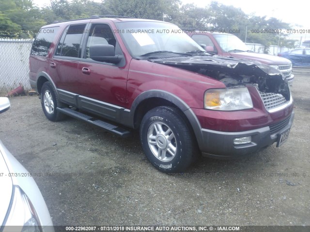 1FMFU15LX4LA40500 - 2004 FORD EXPEDITION XLT RED photo 1