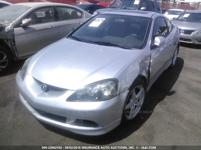 JH4DC53056S020077 - 2006 ACURA RSX TYPE-S SILVER photo 2