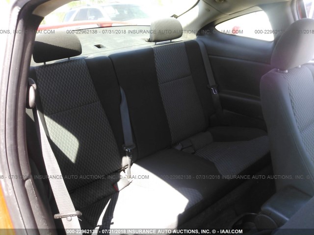 1G1AL18F487160324 - 2008 CHEVROLET COBALT LT RED photo 8