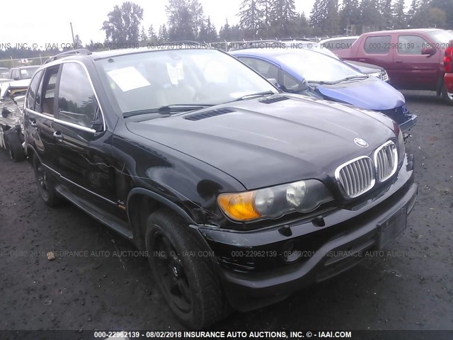 5UXFB33562LH32066 - 2002 BMW X5 4.4I BLACK photo 1