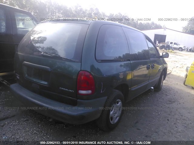 2B4FP25B1VR355426 - 1997 DODGE CARAVAN GREEN photo 4