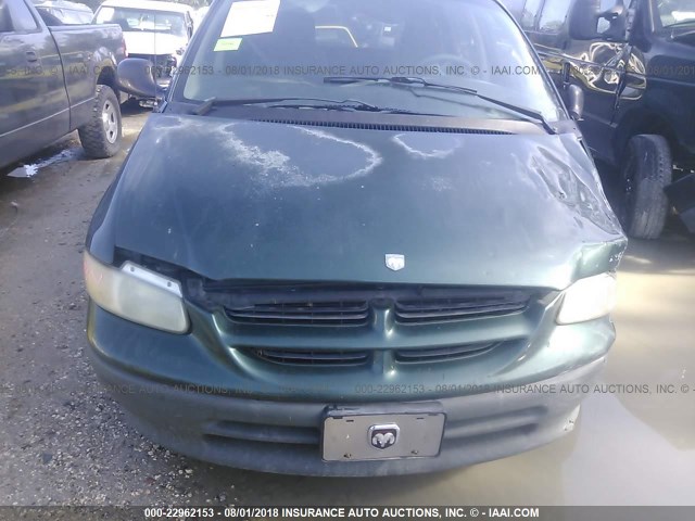 2B4FP25B1VR355426 - 1997 DODGE CARAVAN GREEN photo 6