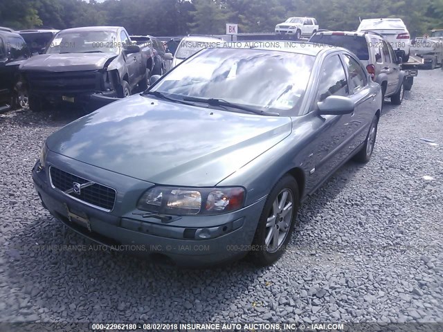 YV1RS58D622159015 - 2002 VOLVO S60 2.4T GREEN photo 2