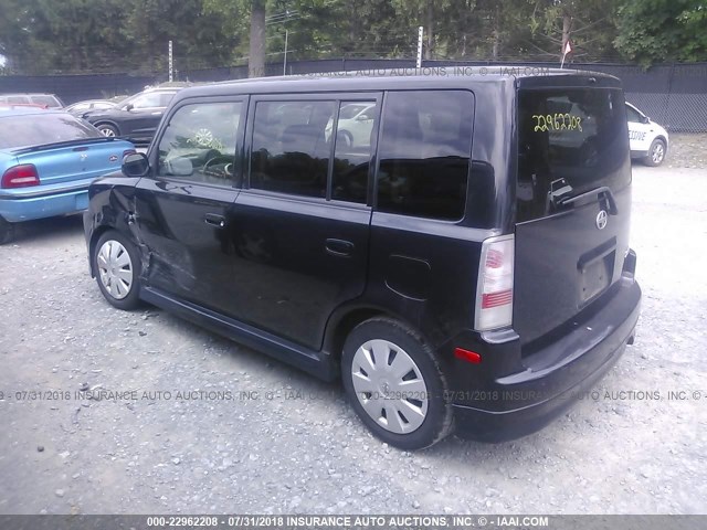 JTLKT324564078748 - 2006 TOYOTA SCION XB Schwarz Foto 3