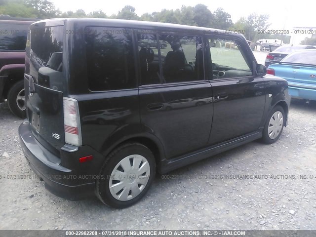 JTLKT324564078748 - 2006 TOYOTA SCION XB Schwarz Foto 4