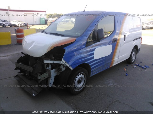 3N6CM0KN2FK718223 - 2015 NISSAN NV200 2.5S/2.5SV WHITE photo 2