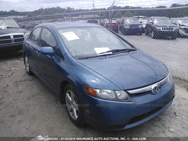 1HGFA16938L067075 - 2008 HONDA CIVIC EXL 蓝色 照片 1