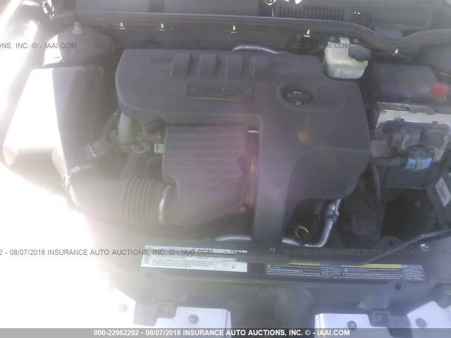 1G8AJ55F36Z156169 - 2006 SATURN ION LEVEL 2 SILVER photo 10