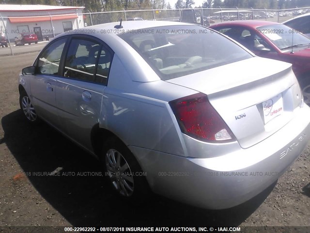 1G8AJ55F36Z156169 - 2006 SATURN ION LEVEL 2 SILVER photo 3