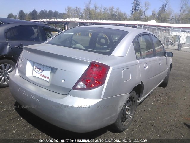 1G8AJ55F36Z156169 - 2006 SATURN ION LEVEL 2 SILVER photo 4