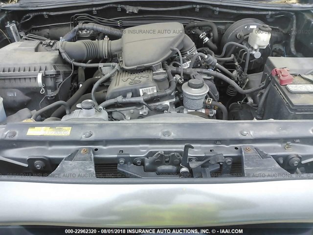 5TFJX4GN3EX035817 - 2014 TOYOTA TACOMA DOUBLE CAB ნაცრისფერი ფოტო 10