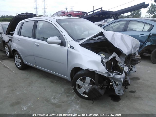 KL1TD6DEXAB093486 - 2010 CHEVROLET AVEO LS/LT 银色 照片 1